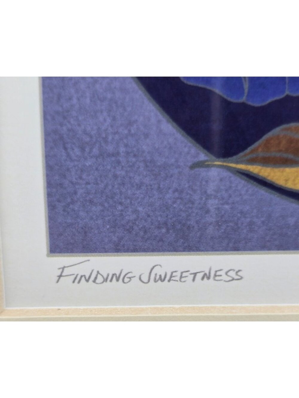Finding Sweetness Sybil Shane Studios Signed 9"x9" Bee Flower - Picture 3 of 8